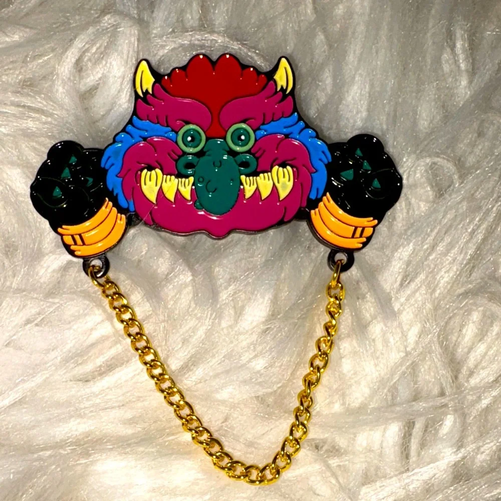 My pet monster brooch